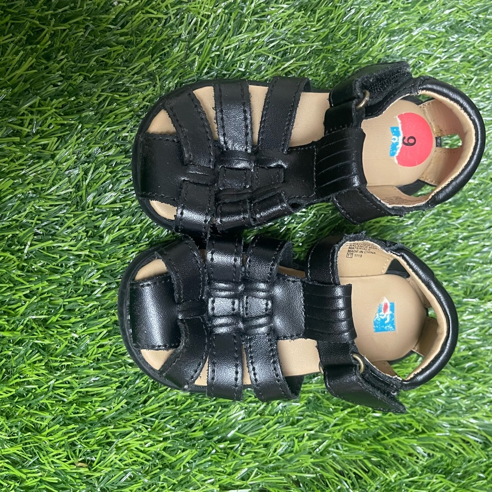 Black Kids Sandals